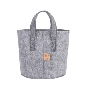 Dirt Bag Grey textilní květináč 25x23 cm - 12 l