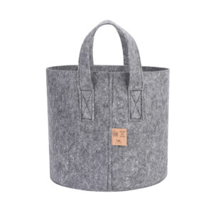 Dirt Bag Grey textilní květináč 28x24 cm - 16 l